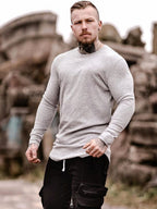Men's Round Neck Long Sleeve T-Shirt