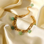 Malachite Chain Bracelet