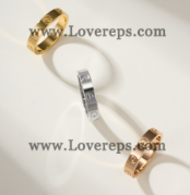 202524228 LOVE Ring Small Mondel White Gold