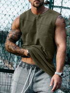 Men's Plus Size Round Neck Tank