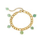 Malachite Chain Bracelet
