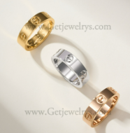 202523527 LOVE Ring Classic Mondel Yellow Gold